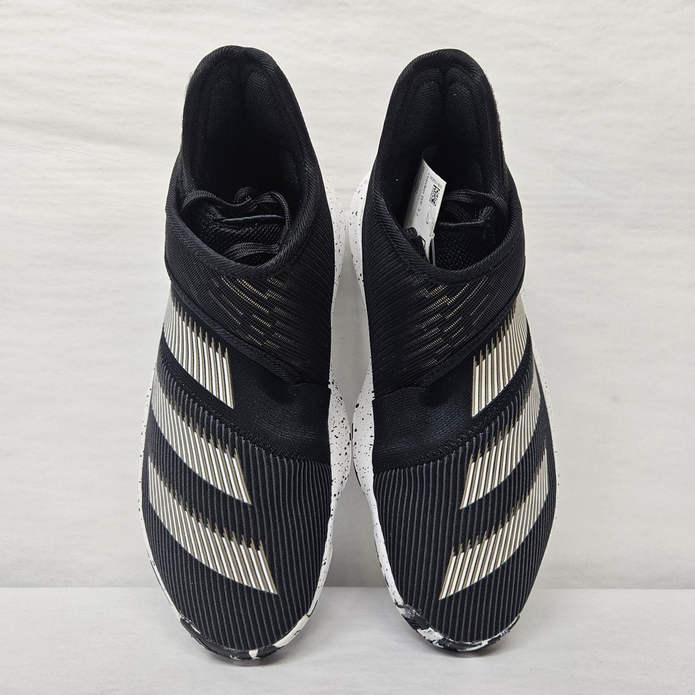 Adidas Harden B/E 3 J Basketball Shoes EH1986 Black White Gold Kids Size 5 - Picture 6 of 11